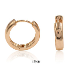 Kolczyki Xuping pozłacane 18k - MF38218